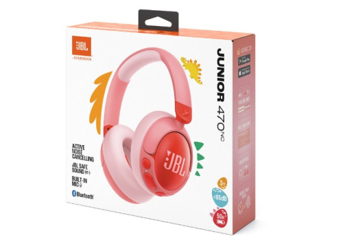 Детские наушники JBL JR470NC Pink (JBLJR470NCPIK) фото 2