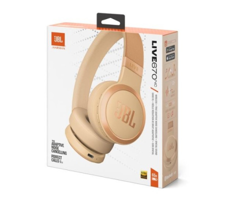 Навушники JBL Live 670NC Sandstone (JBLLIVE670NCSAT) фото 8