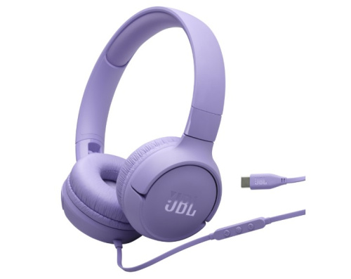 Навушники JBL Tune 520C USB-C Purple (JBLT520CPUR)