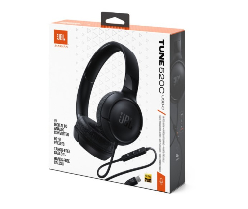 Навушники JBL Tune 520C USB-C Black (JBLT520CBLK) фото 10