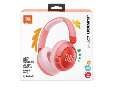 Детские наушники JBL JR470NC Pink (JBLJR470NCPIK) фото 3