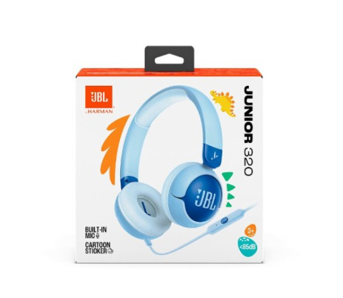 Детские наушники JBL JR320 Blue (JBLJR320BLU) фото 7